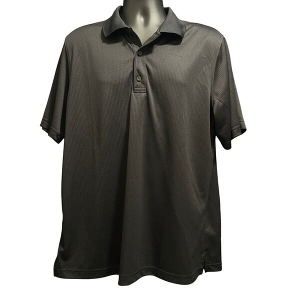 Izod Golf X-Treme Function Black Polo - Men's Large - Picture 1 of 6